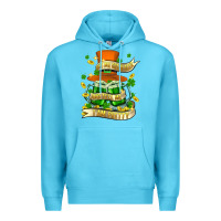 Ocean Blue buy me green beer and tell me ı am pretty Premium Hoodie - FaDigitalArtStudio