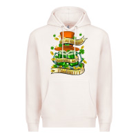Pale Pink buy me green beer and tell me ı am pretty Premium Hoodie - FaDigitalArtStudio