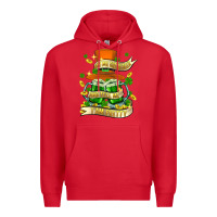 Red buy me green beer and tell me ı am pretty Premium Hoodie - FaDigitalArtStudio
