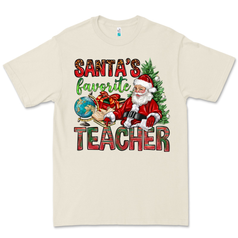 Santa's Favorite Teacher Premium Tee by BundleAndBundleShop | Teevron