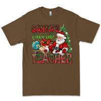 Cacao Santa's Favorite Teacher Premium Tee - BundleAndBundleShop