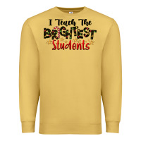 Antique Gold I Teach The Brightest Students Premium Sweatshirt - LillyAllenDesigns