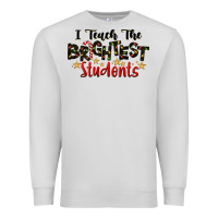 Dove Grey I Teach The Brightest Students Premium Sweatshirt - LillyAllenDesigns