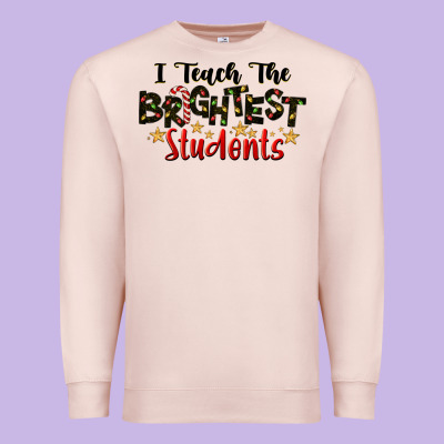 I Teach The Brightest Students Premium Sweatshirt Designed By Lillyallendesigns