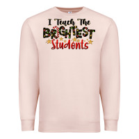 Pale Pink I Teach The Brightest Students Premium Sweatshirt - LillyAllenDesigns