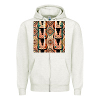 Native American Aztec Seamless Pattern 4 Zipper Hoodie | Teevron