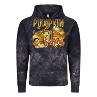 Cloud Black Pumpkin farm with truck Vintage Hoodie - texasbilliewilder