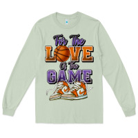 Matcha for the love of the game basketball Long Sleeve Tee - HowdyJamesFarm