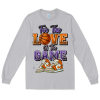 Moon Dust for the love of the game basketball Long Sleeve Tee - HowdyJamesFarm