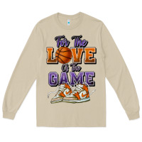 Mushroom for the love of the game basketball Long Sleeve Tee - HowdyJamesFarm
