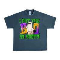 Midnight Navy I Put The Boo Urban Heavy Tee - texasbilliewilder