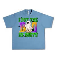Pebble Blue I Put The Boo Urban Heavy Tee - texasbilliewilder