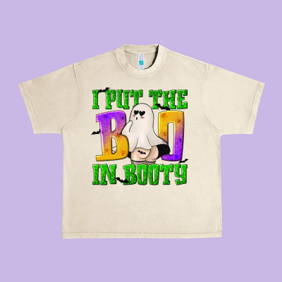 I Put The Boo Urban Heavy Tee Designed By Texasbilliewilder