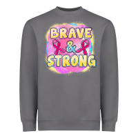Storm brave and strong cancer Heavyweight Sweatshirt - FaDigitalArtStudio