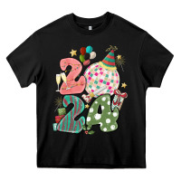 Black 2024 happy new year Heavy Core Tee - MaliasSmallBusiness