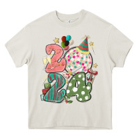 Cream 2024 happy new year Heavy Core Tee - MaliasSmallBusiness