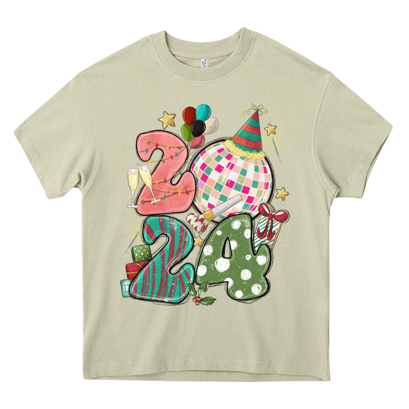 2024 Happy New Year Heavy Core Tee by MaliasSmallBusiness | Teevron