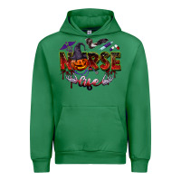 Emerald halloween nurse life Urban Hoodie - BarkalooDesign