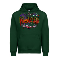 Forest Green halloween nurse life Urban Hoodie - BarkalooDesign