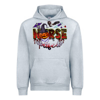 Heather Grey halloween nurse life Urban Hoodie - BarkalooDesign