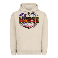 Pigment French Oak halloween nurse life Urban Hoodie - BarkalooDesign