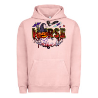 Pigment Salmon halloween nurse life Urban Hoodie - BarkalooDesign