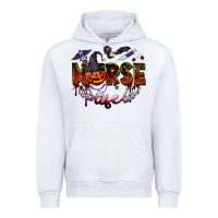 White halloween nurse life Urban Hoodie - BarkalooDesign