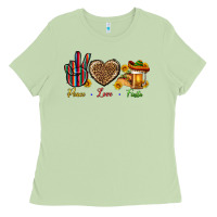Matcha Peace Love Fiesta Ladies Tee - BundleAndBundleShop