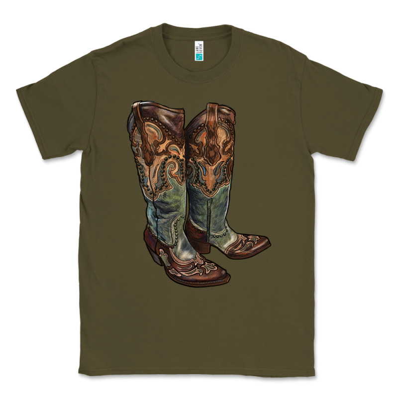Cowgirl Boots Classic Tee by RanaPortraitStore | Teevron
