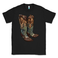 Black cowgirl boots Classic Tee - RanaPortraitStore