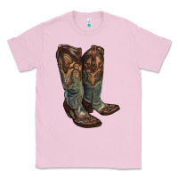 Bubblegum Pink cowgirl boots Classic Tee - RanaPortraitStore