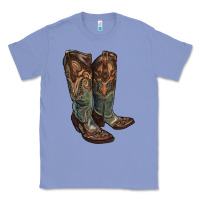 Colony Blue cowgirl boots Classic Tee - RanaPortraitStore