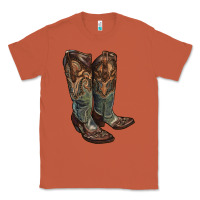 Copper cowgirl boots Classic Tee - RanaPortraitStore
