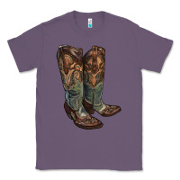 Lavender cowgirl boots Classic Tee - RanaPortraitStore