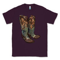 Plum cowgirl boots Classic Tee - RanaPortraitStore