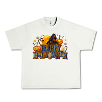 Pistachio Happy Halloween Urban Heavy Tee - texasbilliewilder