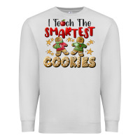 Dove Grey I Teach The Smartest Cookies Premium Sweatshirt - LillyAllenDesigns