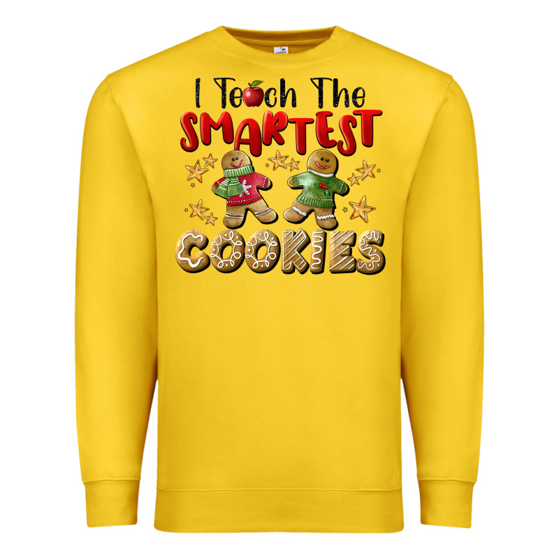 I Teach The Smartest Cookies Premium Sweatshirt by LillyAllenDesigns | Teevron