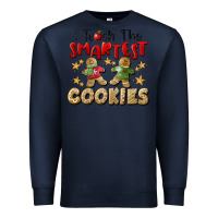 Navy I Teach The Smartest Cookies Premium Sweatshirt - LillyAllenDesigns