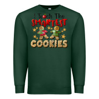 Sports Green I Teach The Smartest Cookies Premium Sweatshirt - LillyAllenDesigns