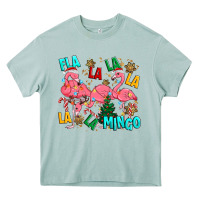 Arona christmas fla la la la la mingo Heavy Core Tee - MaliasSmallBusiness