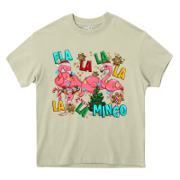 Mossy christmas fla la la la la mingo Heavy Core Tee - MaliasSmallBusiness