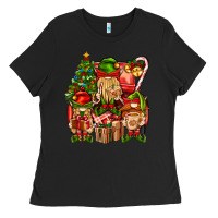 Christmas Elf Truck Ladies Tee | Teevron