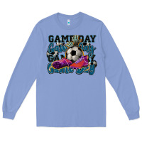 Colony Blue Game day soccer Long Sleeve Tee - HowdyJamesFarm