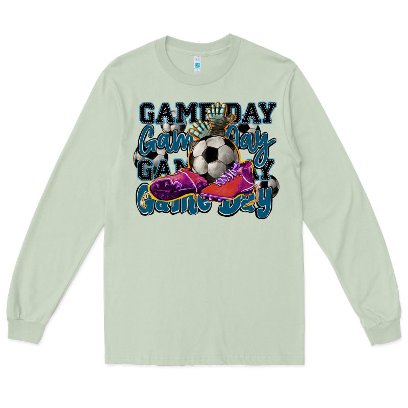 Game Day Soccer Long Sleeve Tee by HowdyJamesFarm | Teevron
