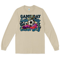 Mushroom Game day soccer Long Sleeve Tee - HowdyJamesFarm