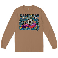 Toasted Coconut Game day soccer Long Sleeve Tee - HowdyJamesFarm
