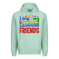 Seafoam I Love My Lesbian Friends Premium Hoodie - BundleAndBundleShop