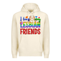 Tofu I Love My Lesbian Friends Premium Hoodie - BundleAndBundleShop