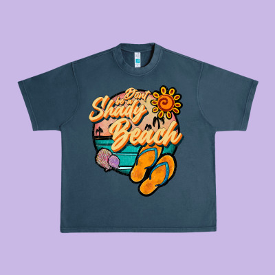 Dont Be A Shady Beach Urban Heavy Tee Designed By Jahusdesignshop
